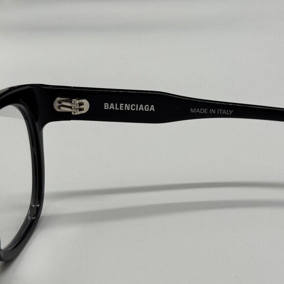 NEW BALENCIAGA BB0213O 001 CAT EYE BLACK WOMEN EYEGLASSES BALENCIAGA - Picture 7 of 8